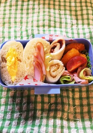 可愛い＊サンドウィッチ弁当＊簡単-レシピのメイン写真