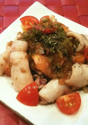 ワインに♡イカのソテーのバルサミコ酢風味-レシピのメイン写真