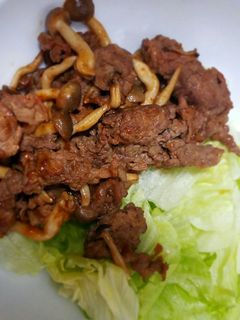 しめじと牛肉のピリ辛炒め-レシピのメイン写真