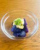 シャドークイーンとひよこ豆味噌和え
