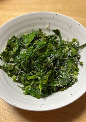 大根の葉 ちりめんゴマあえ-レシピのメイン写真