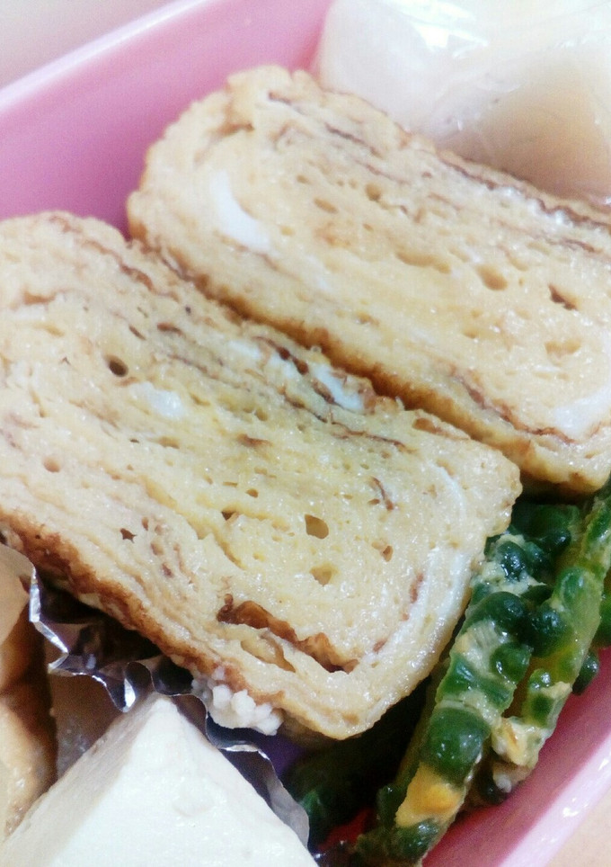 私と弟のお弁当の中の卵焼き-レシピのメイン写真