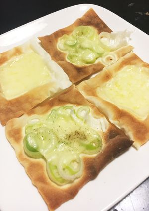 パリパリねぎピザ-レシピのメイン写真