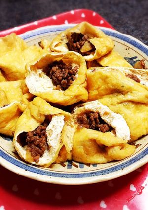 肉味噌の油揚げ包み-レシピのメイン写真