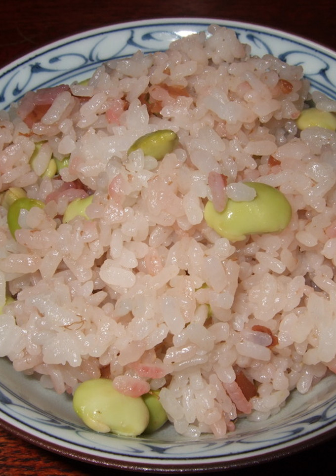 爽やか☆梅えだまめご飯-レシピのメイン写真