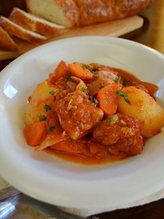 *鶏肉のトマト煮込み*-レシピのメイン写真