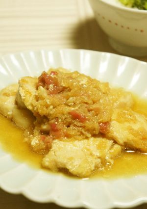 鶏むね肉梅おろしソテー-レシピのメイン写真