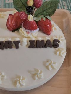 クリスマスケーキ★レアチーズケーキ-レシピのメイン写真