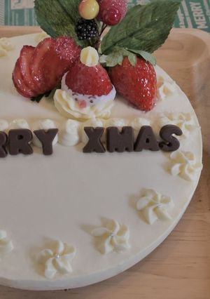 クリスマスケーキ★レアチーズケーキ-レシピのメイン写真