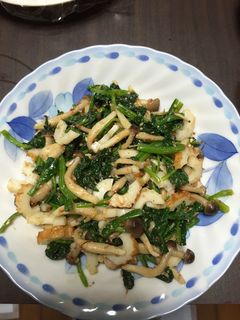 ほうれん草とちくわとしめじの胡麻和え-レシピのメイン写真