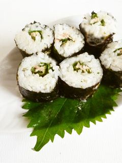 大葉とツナの細巻寿司-レシピのメイン写真