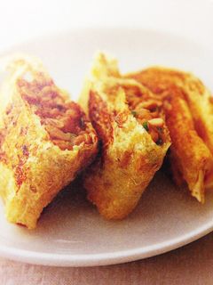 納豆の油揚げ詰め焼き-レシピのメイン写真