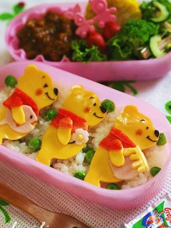 プーさん弁当(キャラ弁)-レシピのメイン写真