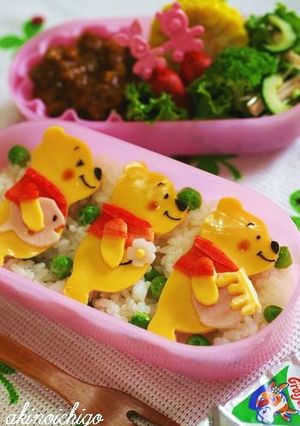 プーさん弁当（キャラ弁）-レシピのメイン写真