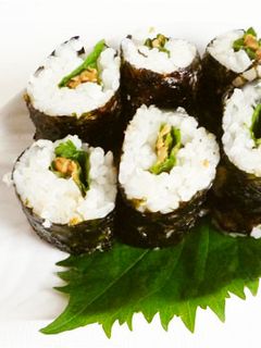大葉と納豆の細巻寿司-レシピのメイン写真