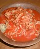 キャンベルトマトスープのポーク冷麺