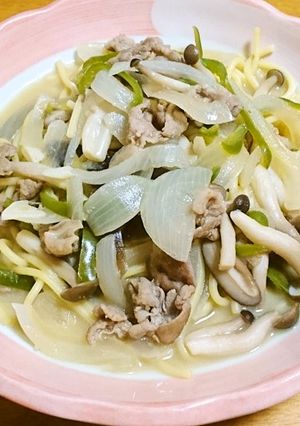 味噌スープスパゲティ-レシピのメイン写真