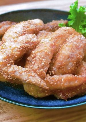 ★名古屋のうみゃ～手羽先甘辛唐揚げ★-レシピのメイン写真