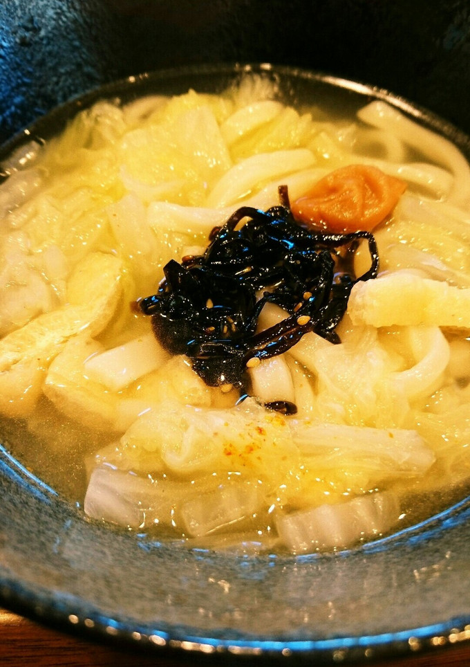 あったか♪ 白菜揚げうどん-レシピのメイン写真
