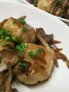 里芋だんごと舞茸の照り焼き-レシピのメイン写真