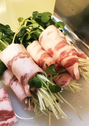 かいわれ肉巻き♪-レシピのメイン写真
