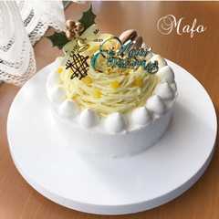 A picture of さつまいものモンブランショートケーキ.