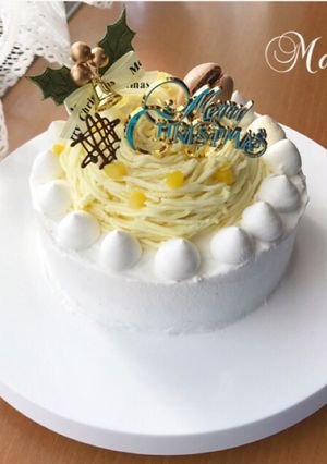 さつまいものモンブランショートケーキ-レシピのメイン写真