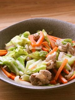 プチっと鍋de簡単野菜炒め-レシピのメイン写真