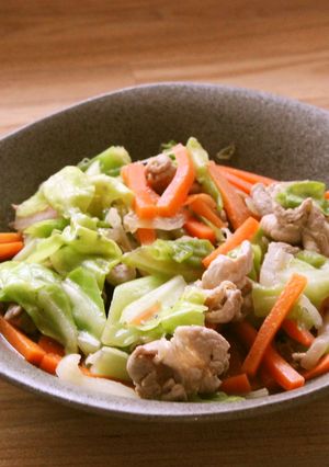プチっと鍋de簡単野菜炒め-レシピのメイン写真