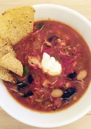 簡単!鶏肉と豆のメキシカンスープ☆-レシピのメイン写真