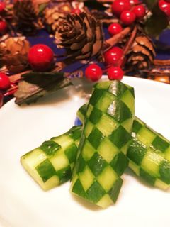 *きゅうりの飾り切り*-レシピのメイン写真