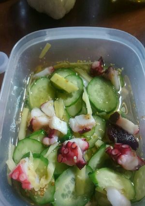 タコと胡瓜の酢の物-レシピのメイン写真