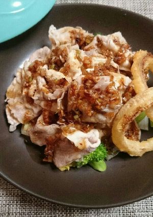 豚しゃぶ温野菜の香味ソースがけ-レシピのメイン写真