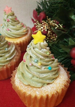 クリスマスカップケーキ-レシピのメイン写真