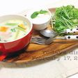 かぼちゃとほうれん草の簡単ミルクスープ