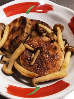 長芋のステーキ きのこ添え-レシピのメイン写真
