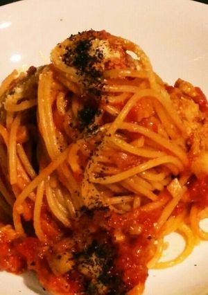 和風トマトソースパスタ-レシピのメイン写真