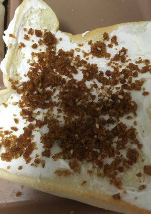クリチ＋鶏そぼろトースト♡-レシピのメイン写真