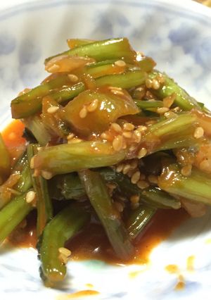 簡単カブの茎とらっきょうのさっぱりキムチ-レシピのメイン写真