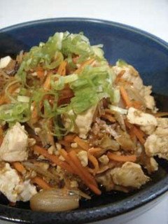 ラッキョの豆腐チャンプルー♪我が家流-レシピのメイン写真