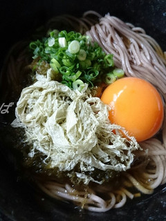 『おぼろ月夜そば』(おぼろ月見そば)-レシピのメイン写真
