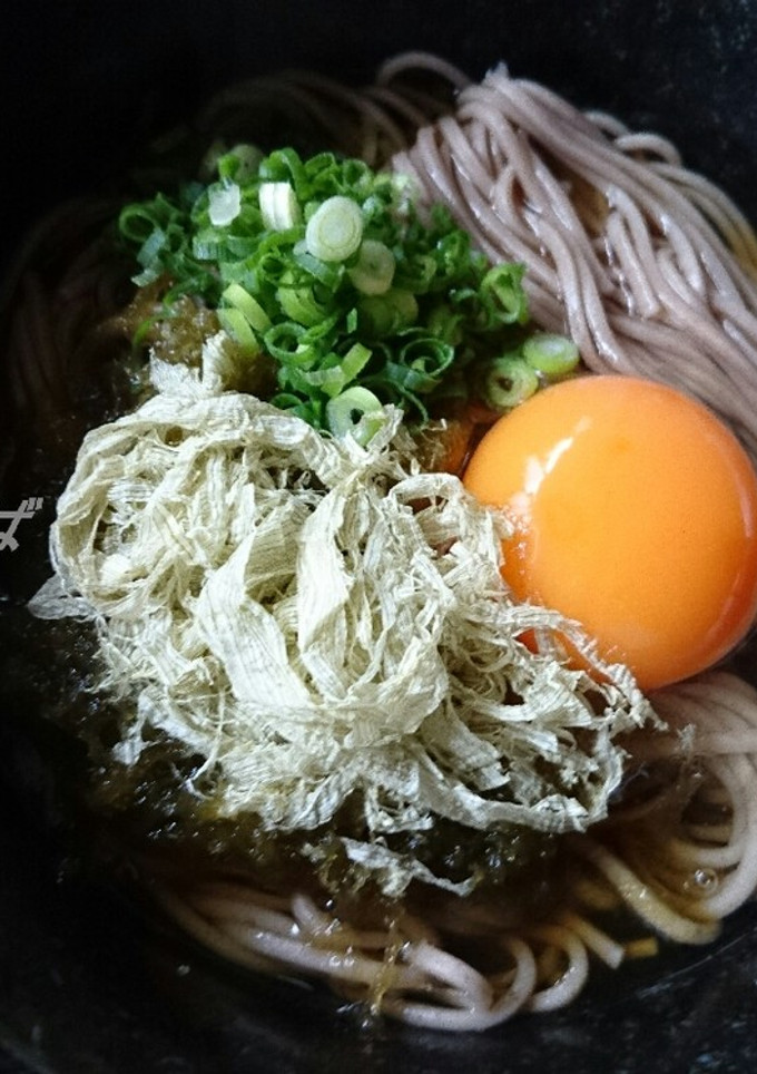 『おぼろ月夜そば』(おぼろ月見そば)-レシピのメイン写真