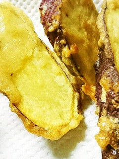 サツマイモの米粉天ぷら✨カリっと甘〜い✨-レシピのメイン写真