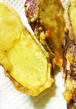 サツマイモの米粉天ぷら✨カリっと甘〜い✨-レシピのメイン写真