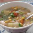 ブールマニエで豆スープ