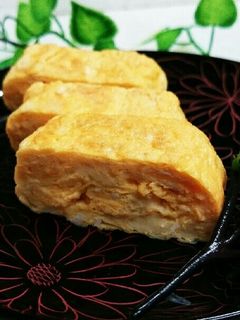 *時間が経ってもしっとり♪だし巻き卵*-レシピのメイン写真