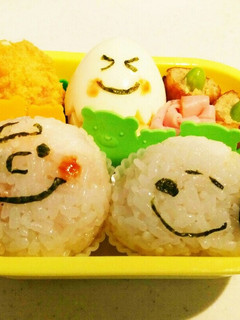 お弁当☆スヌーピー&チャーリーブラウン-レシピのメイン写真