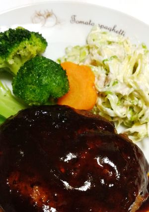 ヘルシー豆腐ハンバーグ（４人分）-レシピのメイン写真