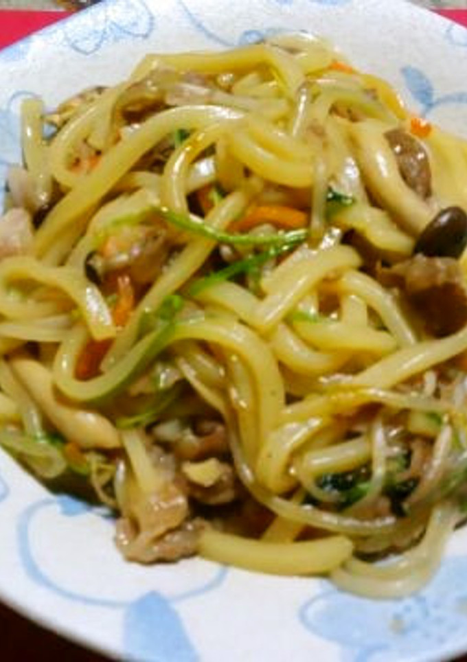 簡単☆すき焼き風焼きうどん♪-レシピのメイン写真