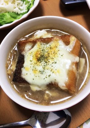 時短オニオングラタンスープ-レシピのメイン写真